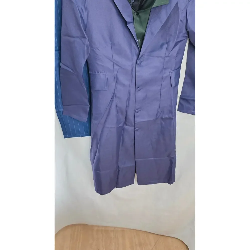 Purple Suit  Halloween Joker Costume Set Gloves Wig Jacket  Cosplay Comic Con